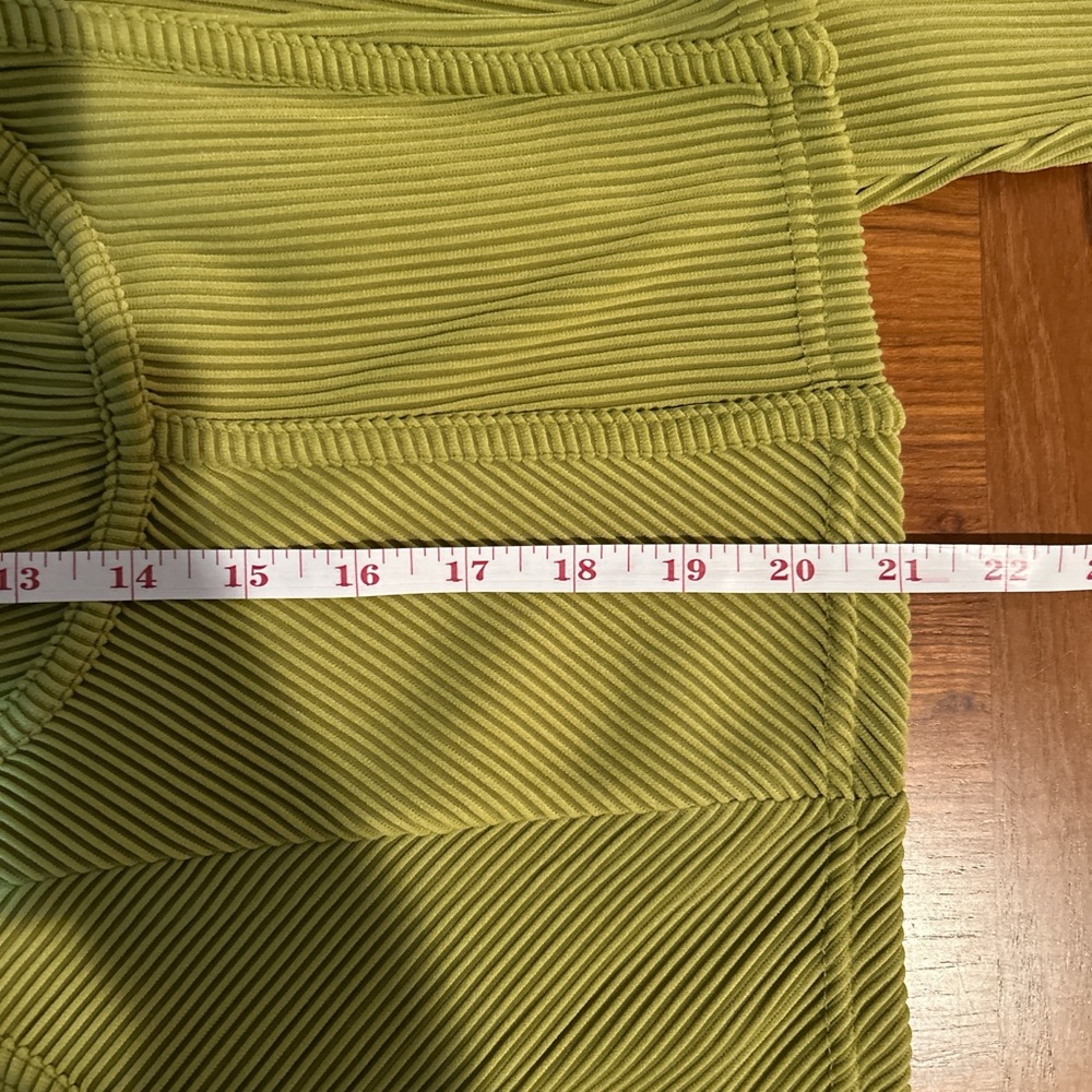 Anthropologie Green Crop Bustier Top - Picture 5 of 6